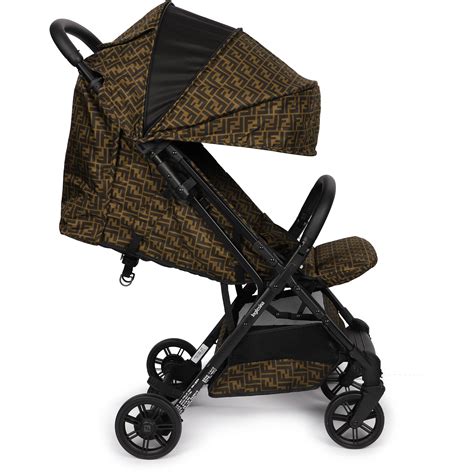 fendi kids stroller brown|fendi baby outlet online.